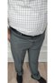 Men's Classic Relaxed Cut Fabric Trousers - 7
