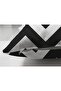 Double Sided Modern Zigzag Patterned Digital Printed Decorative Suede Pillow Throw Pillow Cover - 3