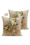 Digital Printed Decorative Suede Pillow Cushion Cover with Goldfinch - 2