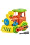 71255 Model Orange Locomotive Train - Detachable Educational Design, 48 Pieces