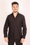 Men's Long Sleeve Black Classic Cut Shirt