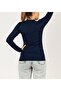 Women's Round Neck Long Sleeve Bodysuit - 4