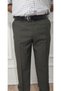 Men's Plus Size Classic Khaki Relaxed Cut Fabric Trousers - 7