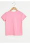 Unisex Children's Round Neck Pink Short Sleeve Combed Cotton T-shirt - 2