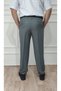 Men's Classic Relaxed Cut Fabric Trousers - 5