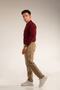 Unisex Young Boy High School Lycra Sports Model Top Pocket Canvas School Trousers