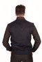 Men's V-Neck Wool Knitted Navy Blue Fine Knitwear Sweater - 2