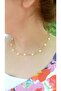 Minimal Daisy Bead Necklace - 2