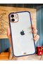 iPhone 13 Compatible Case Shiny Gold Colorful Edges Pastel Color Camera Lens Protection Fashion Cover