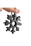 18 Function Snowflake Hexagon Portable Steel Wrench - 2