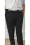 Men's Large Size Classic Relaxed Cut Fabric Trousers - 5