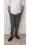 Men's Large Size Classic Comfortable Fit Earth Color Linen Trousers
