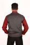 Men's V-Neck Wool Knitted Smoked Fine Knitwear Sweater - 2