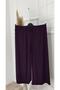 Women's Elastic Waist Wide Leg Lycra Buzi Comfortable Trousers
