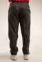 Men's Fabric Serj School High School Length Non-Lycra Solid Color Pocket Front Zipper Fabric Trousers - 2