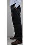 Men's Classic Cut Velvet Trousers Dark Gray - 3