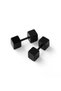 Stainless Steel Barbell Earrings Black Color (2 Pieces)
