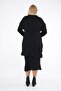 Knitted Band Detailed Knitted Cardigan - 3