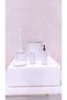 Bathroom Set White Color Brand 5 Pieces Stylish Designed to Transform the Air in Your Bathroom - 3