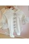 White Baby Rompers with Cloak - 2