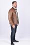 8461-04-zig -113 معطف جلدي/تان/xl - 2