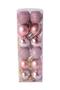 Christmas Pine Tree Ornament Rose Gold Top 24 Pieces 3 Cm - 2
