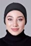 غطاء رأس من القطن الممشط باللون الرمادي الداكن غير قابل للانزلاق - 4