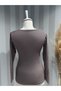 Women's Mink Long Sleeve Bodysuit - 2