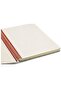 Friends White and Green Central Perk Boutique Notebook with Spiral - 96 Sheets with Stripes, 17X24 - 4