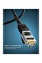 كابل إيثرنت كات 6، 8 أمتار، أسود - 3