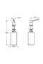 Arkitekta A44047 موزع الصابون السائل المدمج كروم - 2