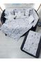 70x120 Baby Sleeping Set Moon Pattern 10 Pieces Compatible with Park Cribs (crib is not included) - 7