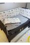 70x120 Baby Sleeping Set, Crescent and Star Pattern, 10 Pieces Compatible with Park Cribs (crib is not included) - 4