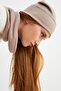 3 in One Fisherman Style Beret + String Beret + Neck Collar Lightweight, 100% Cotton Winter Set - 3