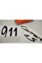 Porsche 911 Carrera 4s Compatible Luggage 3m 3d Abs Lettering Logo Emblem Set - 2