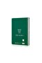 Friends White and Green Central Perk Boutique Notebook with Spiral - 96 Sheets with Stripes, 17X24 - 5