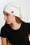 Women's 4-Season Cotton, Flexible, Ultra Soft, Lightweight, Anti-Sweat, Combed Cotton Hat with Rope Detail