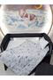 70x120 Baby Sleeping Set Moon Pattern 10 Pieces Compatible with Park Cribs (crib is not included) - 3