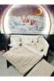 70x120 Baby Sleeping Set Star Pattern 10 Pieces Compatible with Park Cribs (crib is not included)