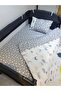 70x120 Baby Sleeping Set, Crescent and Star Pattern, 10 Pieces Compatible with Park Cribs (crib is not included) - 6