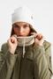 3 in One Fisherman Style Beret + String Beret + Neck Collar Lightweight, 100% Cotton Winter Set - 4