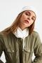 3 in One Fisherman Style Beret + String Beret + Neck Collar Lightweight, 100% Cotton Winter Set - 8