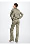 Patterned Satin Trousers - 2