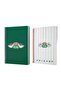 Friends White and Green Central Perk Boutique Notebook with Spiral - 96 Sheets with Stripes, 17X24