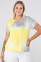 Batik Pattern Basic Tshirt-yellow