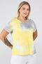 Batik Pattern Basic Tshirt-yellow - 3