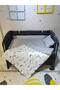 70x120 Baby Sleeping Set, Crescent and Star Pattern, 10 Pieces Compatible with Park Cribs (crib is not included) - 3