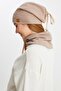 3 in One Fisherman Style Beret + String Beret + Neck Collar Lightweight, 100% Cotton Winter Set - 8