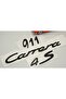 Porsche 911 Carrera 4s Compatible Luggage 3m 3d Abs Lettering Logo Emblem Set