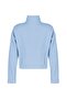 Mavi Selanik/Triko Görünümlü Fermuarlı Yaka Regular/Normal Kalıp Örme Sweatshirt TWOAW22SW0732 - 12